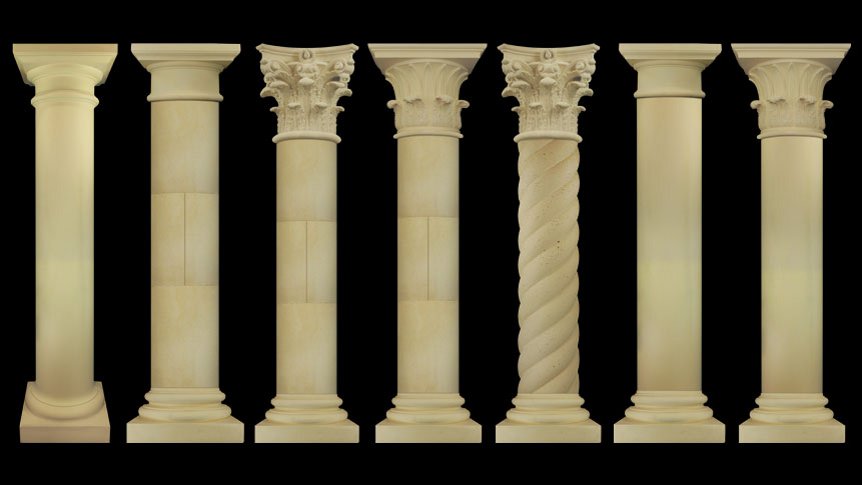 Cast Stone Columns Bay Area