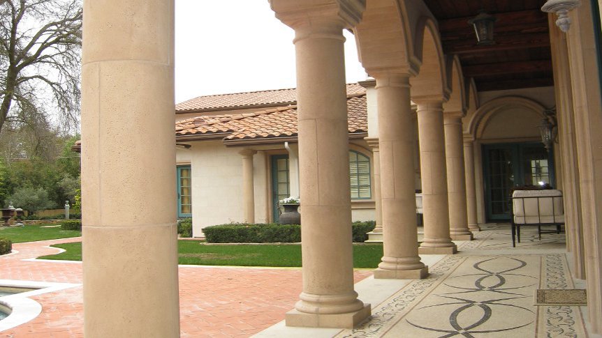 Cast Stone Columns Davis 8