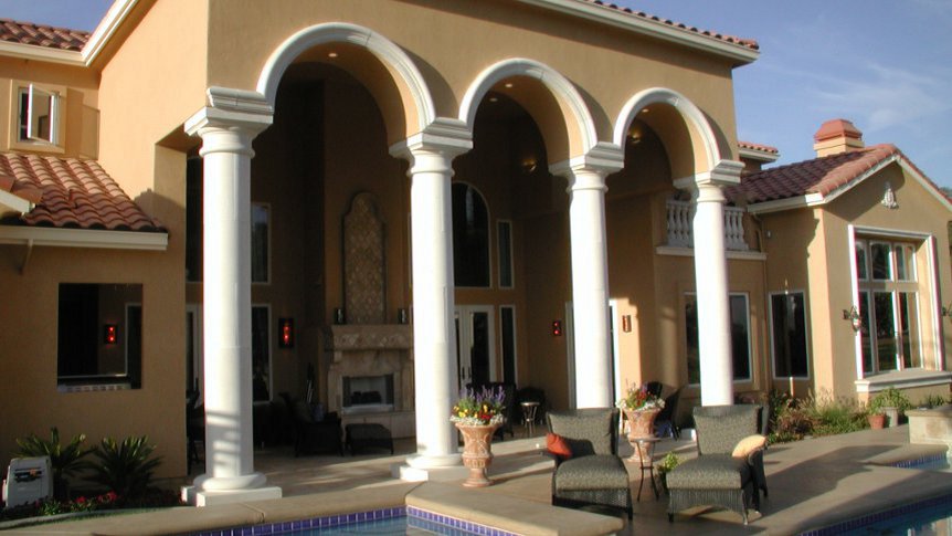 Cast Stone Columns Elk Grove 2