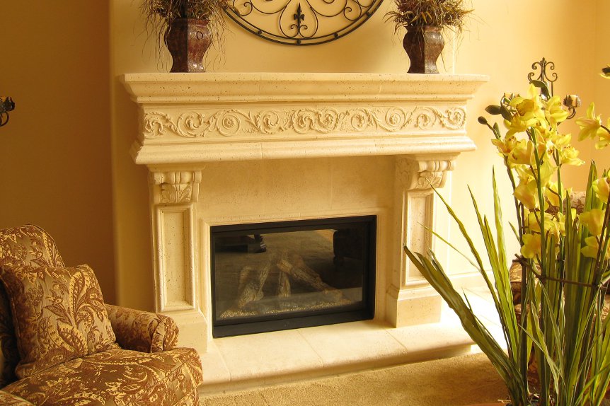 Cast Stone Fireplaces Bay Area