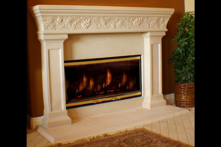Cast Stone Fireplaces Monterey 4