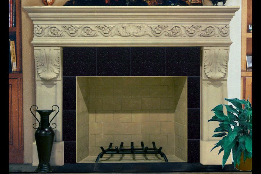 Cast Stone Mantels Fair Oaks 6