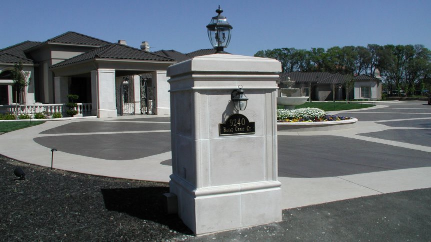 Cast Stone Pier Caps Sacramento 4