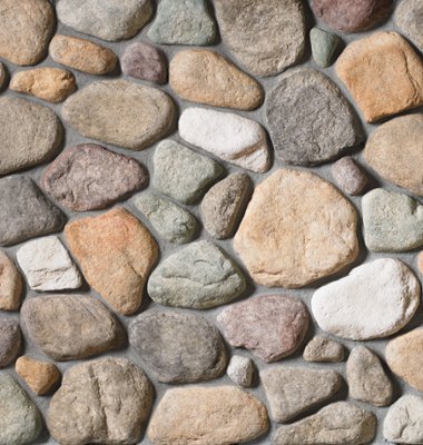 River Rock - Lakeshore stone veneer from Cultured Stone™