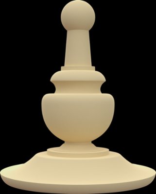FN12 from our collection of cast stone finials