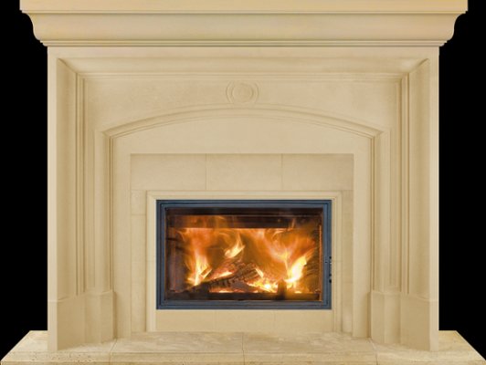 NAPOLI from our collection of cast stone Fireplace Mantels