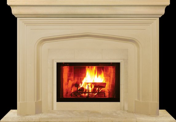 GEORGIA from our collection of cast stone Fireplace Mantels