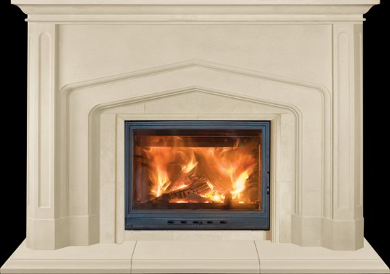 WILMINGTON from our collection of cast stone Fireplace Mantels