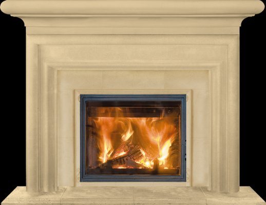 LINCOLN from our collection of cast stone Fireplace Mantels