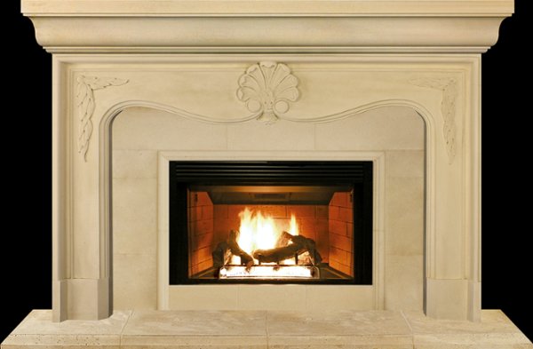 COLOMBIA from our collection of cast stone Fireplace Mantels