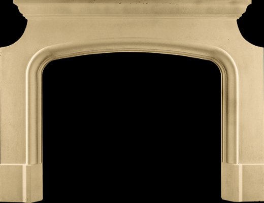 LAUREL from our collection of cast stone Fireplace Mantels
