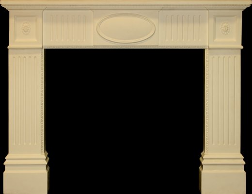 HARDWICK from our collection of cast stone Fireplace Mantels