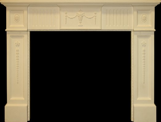 SANDRINGHAM from our collection of cast stone Fireplace Mantels