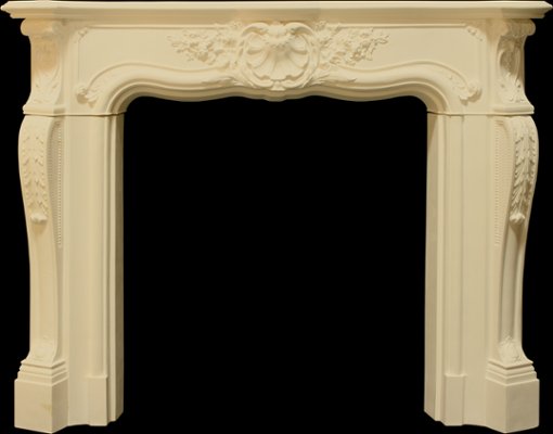 LOUIS XV CLASSIQUE from our collection of cast stone Fireplace Mantels