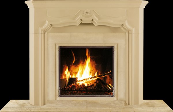DIJON from our collection of cast stone Fireplace Mantels