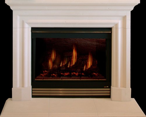 FAIRMONT from our collection of cast stone Fireplace Mantels