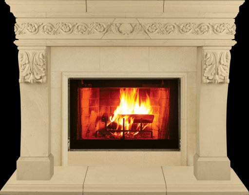 INNSBRUCK from our collection of cast stone Fireplace Mantels