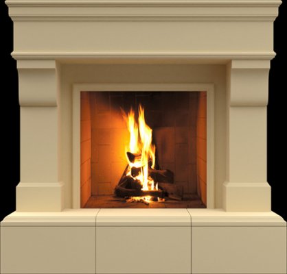 JULIARD from our collection of cast stone Fireplace Mantels