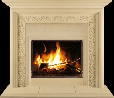 PORTOFINO from our collection of cast stone Fireplace Mantels