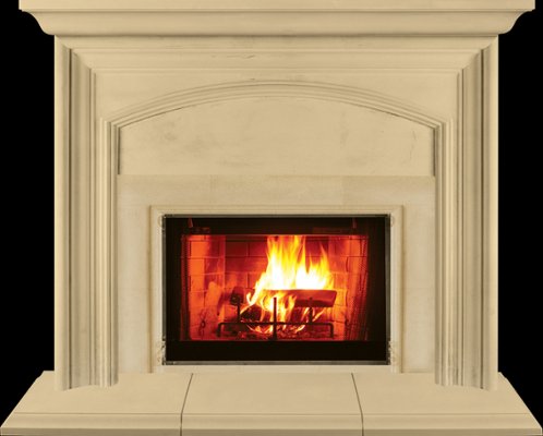 AUGUSTINE from our collection of cast stone Fireplace Mantels