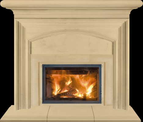 AUGUSTINE from our collection of cast stone Fireplace Mantels
