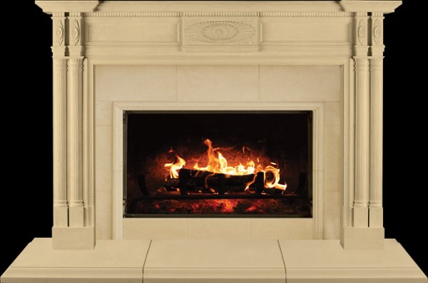 PETERSBURG from our collection of cast stone Fireplace Mantels