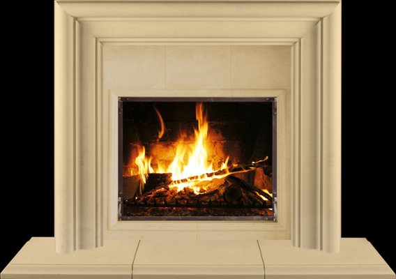 LAREDO from our collection of cast stone Fireplace Mantels