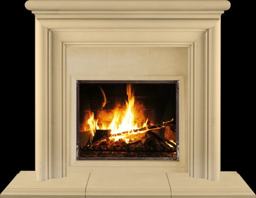 LAREDO from our collection of cast stone Fireplace Mantels