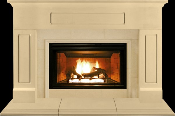 CLEVELAND from our collection of cast stone Fireplace Mantels