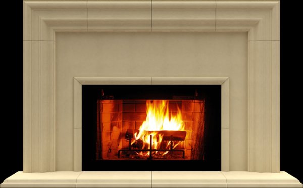 MONTANA from our collection of cast stone Fireplace Mantels