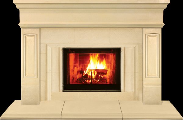 TOLEDO from our collection of cast stone Fireplace Mantels