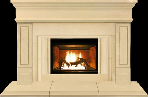 MADISON from our collection of cast stone Fireplace Mantels