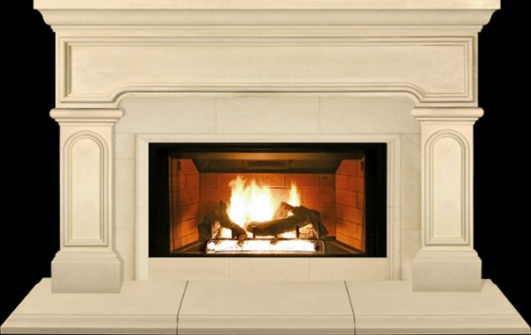 ROCKFORD from our collection of cast stone Fireplace Mantels