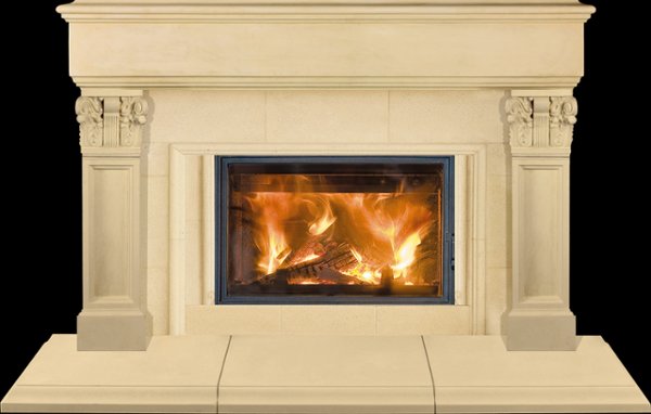 HELISTON from our collection of cast stone Fireplace Mantels