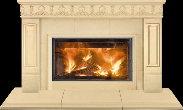 PANORAMA from our collection of cast stone Fireplace Mantels