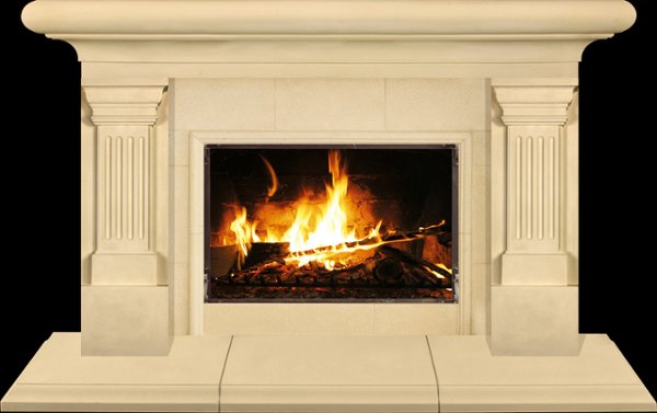 CLARKSBURG from our collection of cast stone Fireplace Mantels