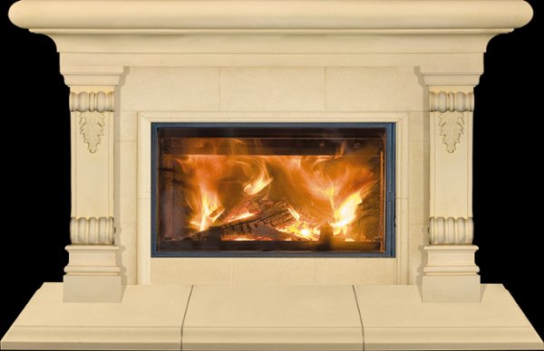 LAWRENCE from our collection of cast stone Fireplace Mantels
