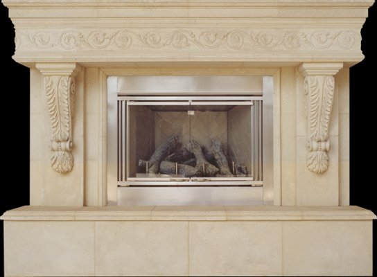 HEALDSBURG from our collection of cast stone Fireplace Mantels