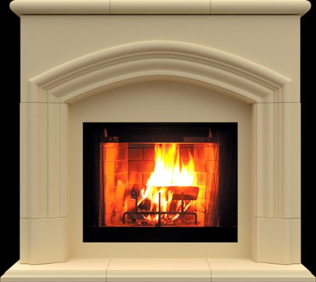 FS410-63 from our collection of cast stone Fireplace Mantels