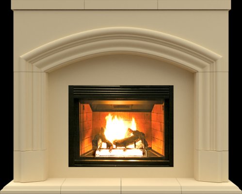 FS411-70 from our collection of cast stone Fireplace Mantels