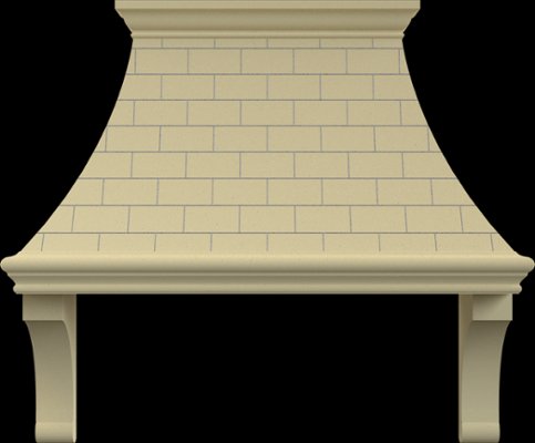 HOOD12 from our collection of cast stone Kitchen Hoods