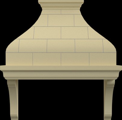 HOOD7 from our collection of cast stone Kitchen Hoods