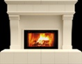 Fireplace Mantels FS406-LEG28