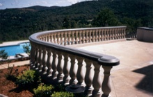 Balustrade Photo 1 (Top Rail: WC63 - Baluster: BL126 - Base Rail: WC112)