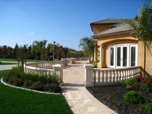 Balustrade Photo 20 (Top Rail: WC63 - Baluster: BL126 - Pier: PR15x30 - Base Rail: WC112 - Pier Cap: PC1-21)