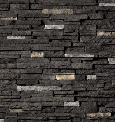 Pro-Fit® Alpine Ledgestone - Black Rundle stone veneer from Cultured Stone™