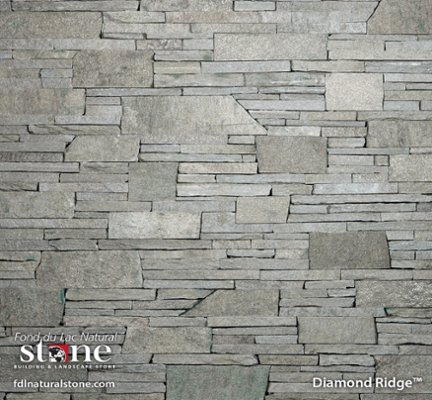 Ledgestone Collection - Diamond Ridge™ stone veneer from Fond du Lac Natural Stone™