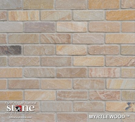 Natural Stone Thin Brick - Myrtlewood™ stone veneer from Fond du Lac Natural Stone™