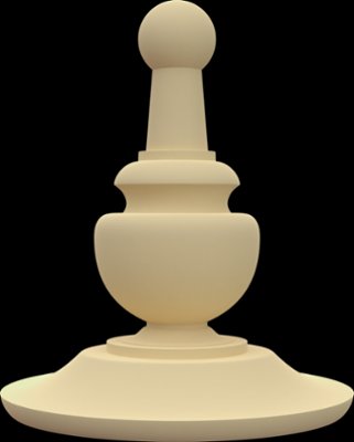 FN12 from our collection of cast stone Finials