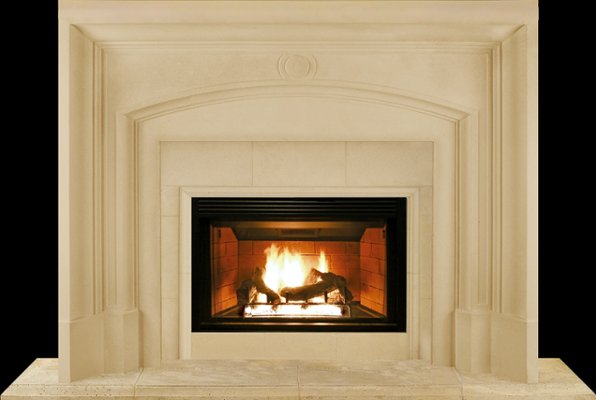 NAPOLI from our collection of cast stone Fireplace Mantels